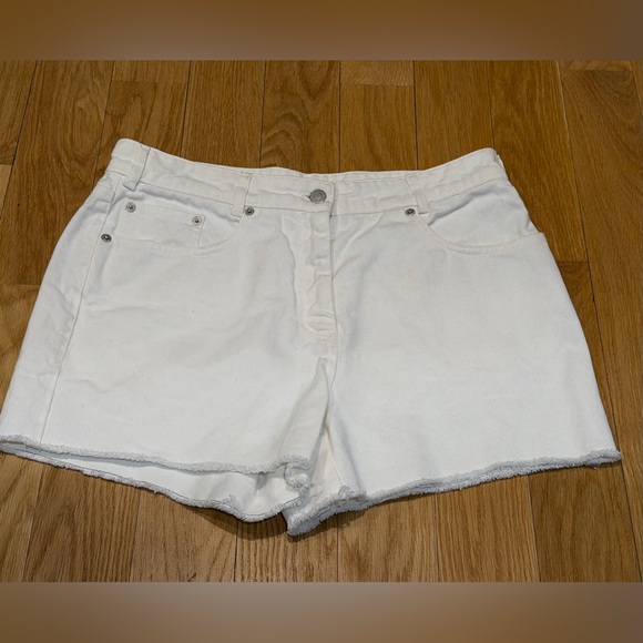 Dries Van Noten Pants - DRIES VAN NOTEN DENIM SHORT 28 button fly rigid cotton